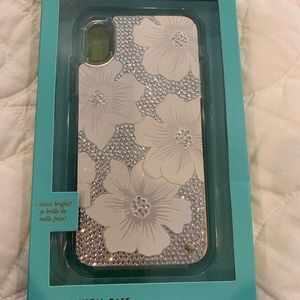 Kate Spade New York iPhone XR case Hollyhock Glitz